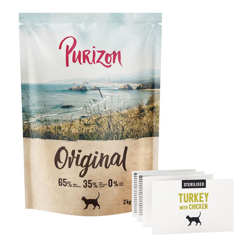 Purizon Sterilised Adult Turkey & Chicken - Grain-Free