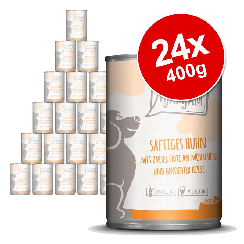MjAMjAM Adult Dog Saver Pack 24 x 400g || MjAMjAM || view 1