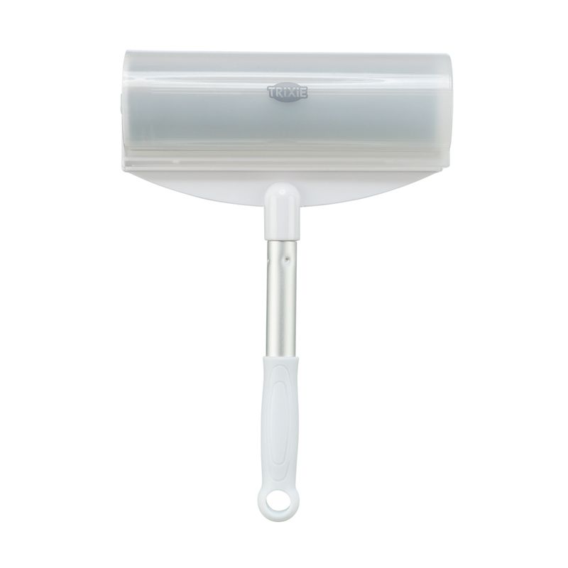Trixie lint roller with white handle and metal shaft, suitable for removing pet hair.