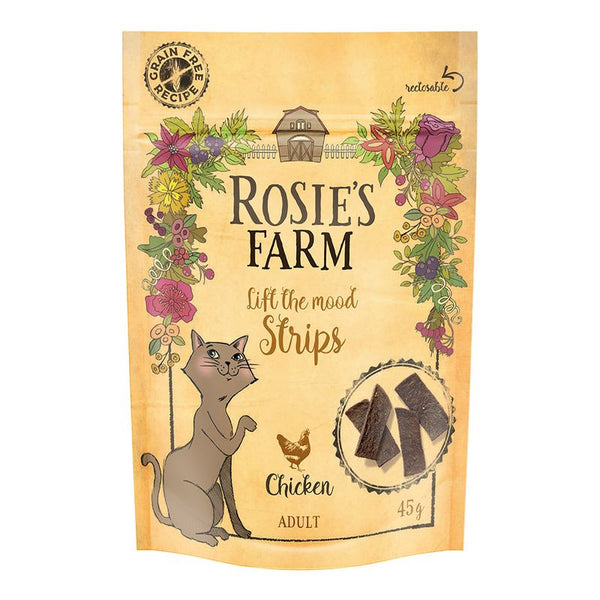 Rosie's Farm Cat Snack "Strips" - Chicken || undefined || view 1