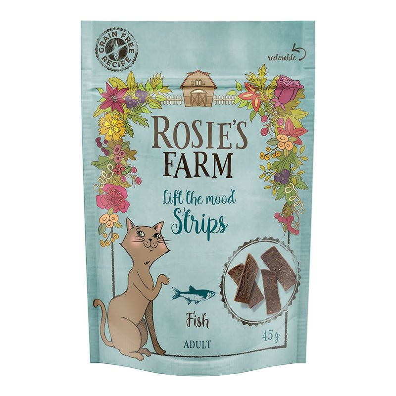 Rosie's Farm Cat Snack "Strips" - Fish || undefined || view 1