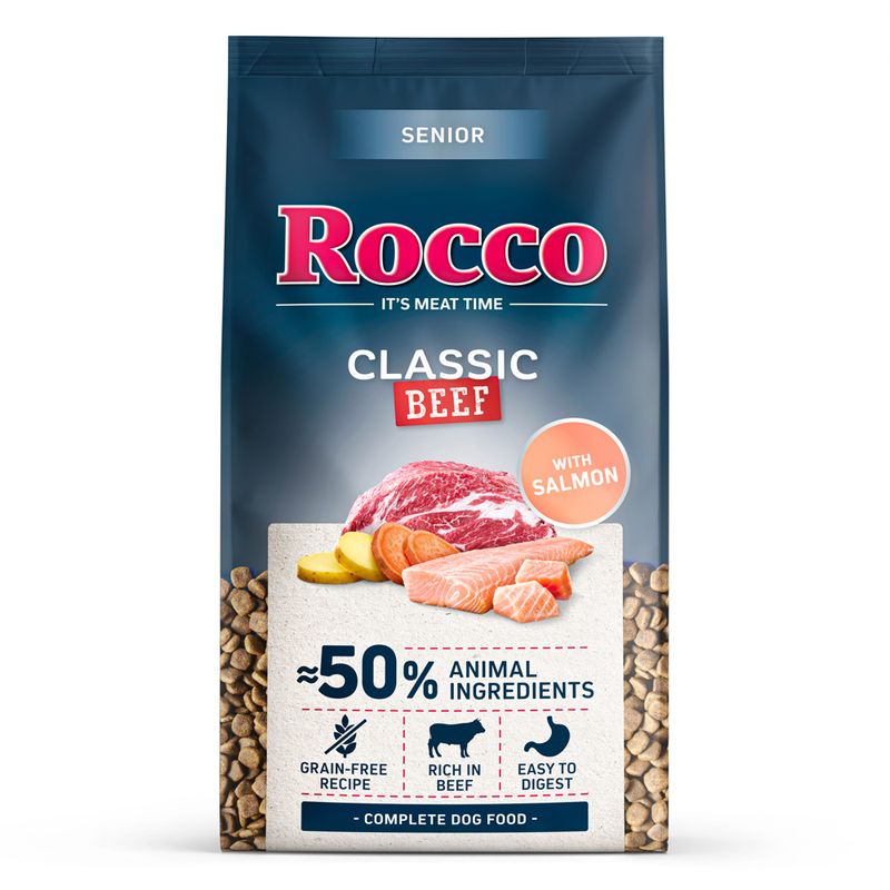 Rocco Senior Classic Beef with Salmon