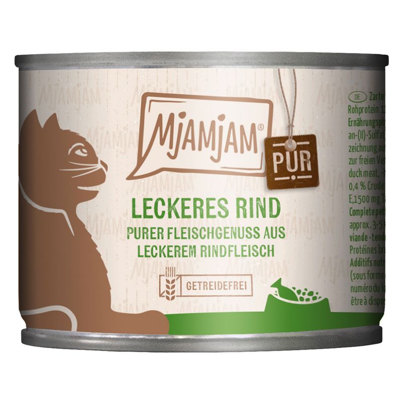 MjAMjAM Pur Delicious Beef. Pure meat enjoyment from tasty beef. Grain-free.