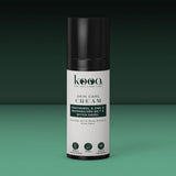 kooa Skin Care Cream with panthenol, zinc, Microsilver BG™, witch hazel, avocado oil, shea butter and aloe vera. Cruelty-free, vegan, natural ingredients.