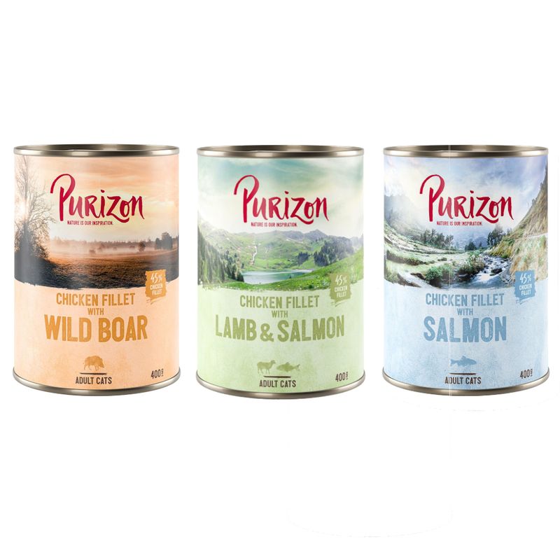 6 x 200g/400g Purizon Adult Wet Cat Food - Special Price! * || undefined || view 6
