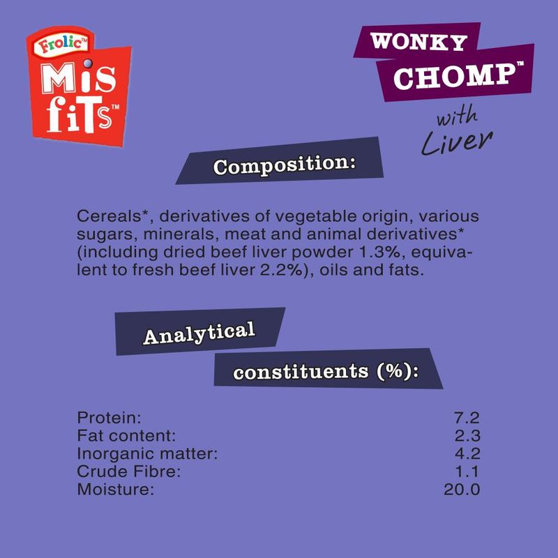 Misfits Wonky Chomp Dog Treats || Misfits || view 7