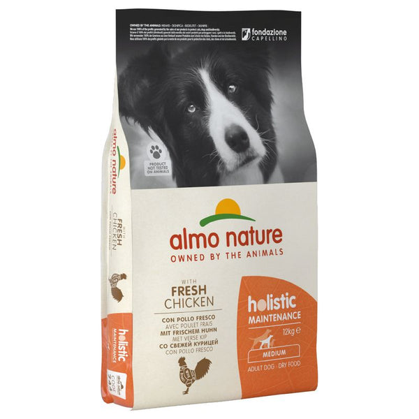 Almo Nature Holistic Medium Adult Chicken & Rice Kibble for Dogs || Almo Nature Holistic || view 1