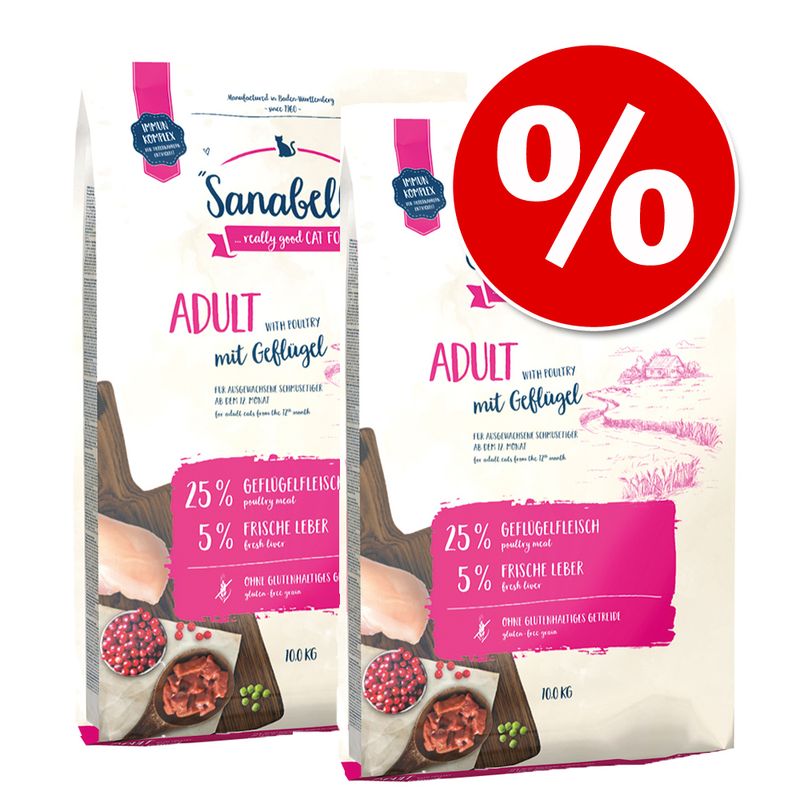 Sanabelle Dry Cat Food Economy Packs 2 x 10kg || Sanabelle || view 1