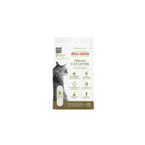 almo nature Natural Cat Litter, 100% plant-based, ultra-absorbent, odour-controlling, compostable, chemical-free, from renewable sources. Pack size: 2.27kg.