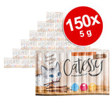 Catessy Sticks with poultry and liver, 150 pieces of 5g each. No added sugar, with taurine, no artificial colourings.