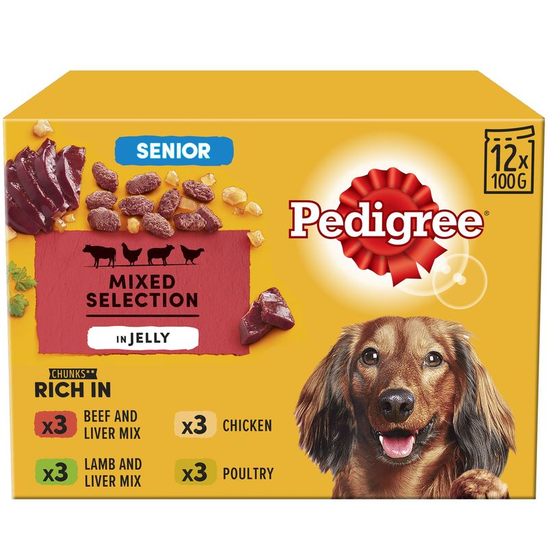Pedigree Senior Pouch in Jelly Multipack || Pedigree || view 2