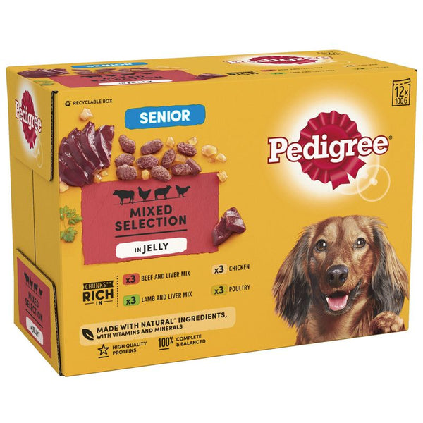 Pedigree Senior Pouch in Jelly Multipack || Pedigree || view 1
