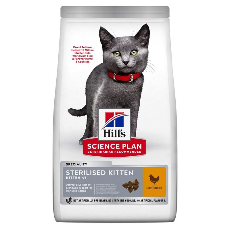 Hill’s Science Plan Sterilised Kitten Chicken || Hill's Science Plan || view 1
