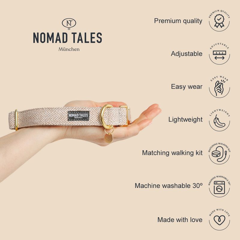 Nomad Tales Calma Collar - Sand || Nomad Tales || view 2