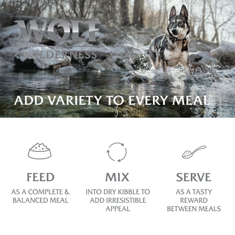 Wolf of Wilderness Adult Single Protein 6 x 400g || Wolf of Wilderness || view 5