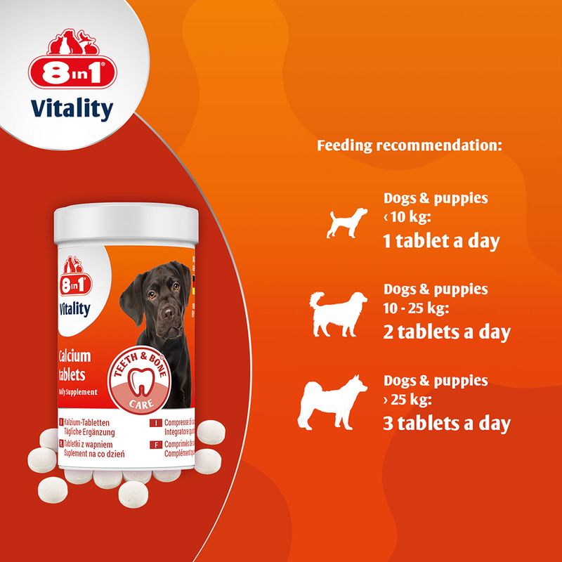 8in1 Vitality Calcium Tablets