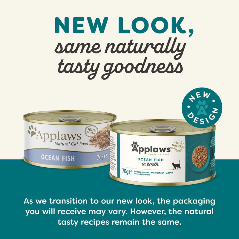 Applaws Adult Cat Cans Tuna/Fish in Broth 70g || undefined || view 34