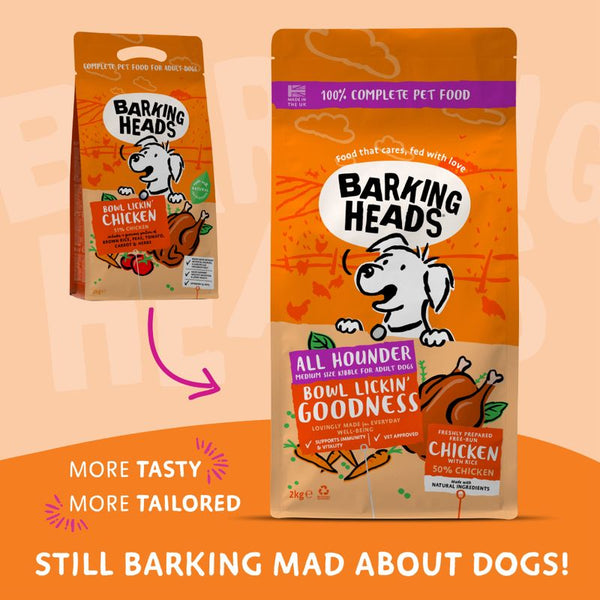 Barking Heads All Hounder Bowl Lickin' Chicken || barking heads || view 1