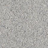 Close-up view of grey granulated material, showing texture and size of the product contents.