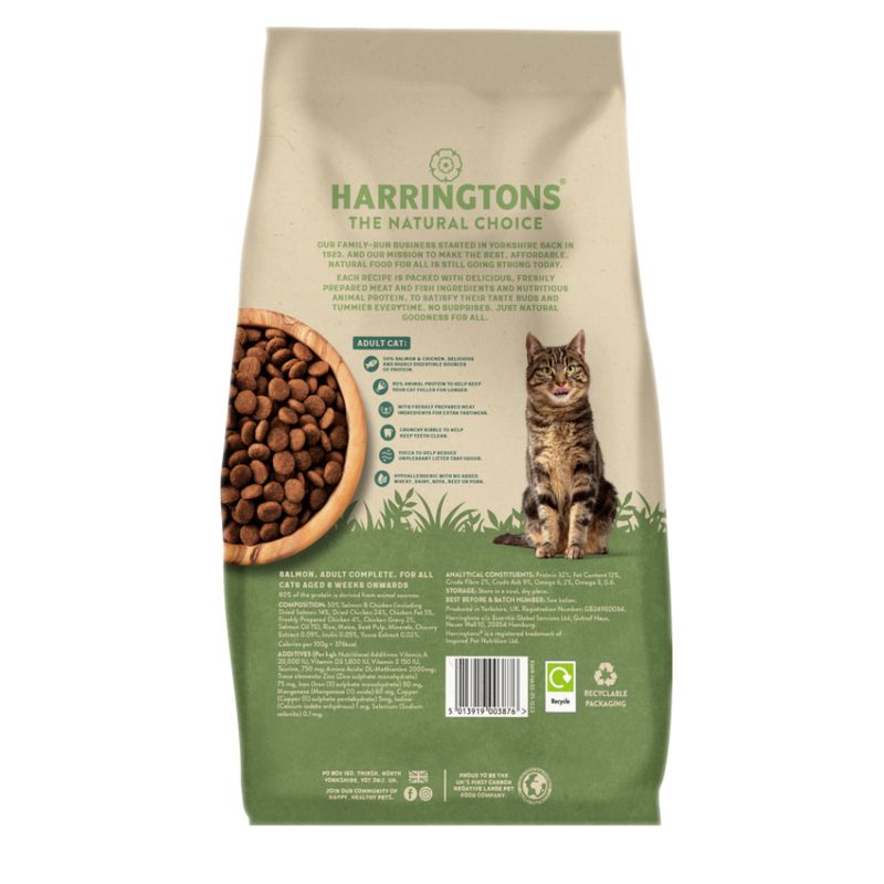 Harringtons Adult Cat Food Rich in Salmon || Harringtons || view 2