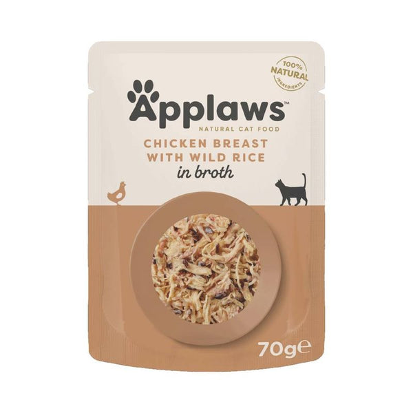 Applaws Adult Cat Pouches in Broth 12 x 70g || undefined || view 1