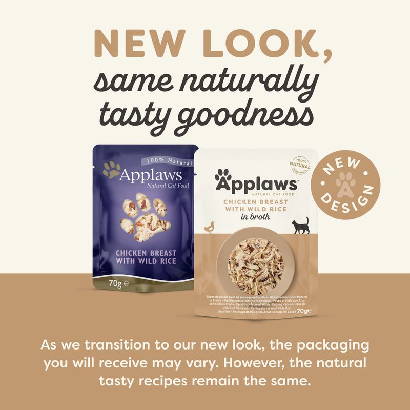 Applaws Adult Cat Pouches in Broth 24 x 70g || undefined || view 14