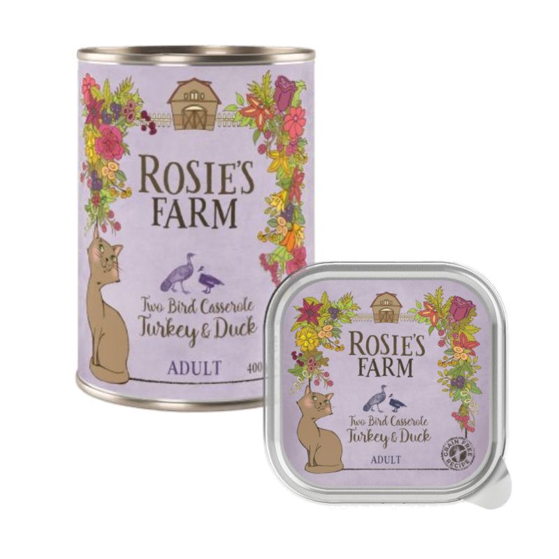 Rosie's Farm Adult Two Bird Casserole with Turkey & Duck || undefined || view 1