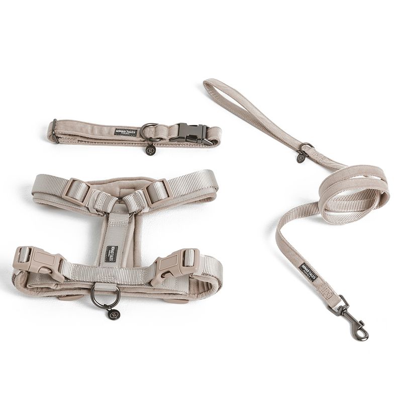 Nomad Tales Blush Dog Leash, taupe || Nomad Tales || view 12