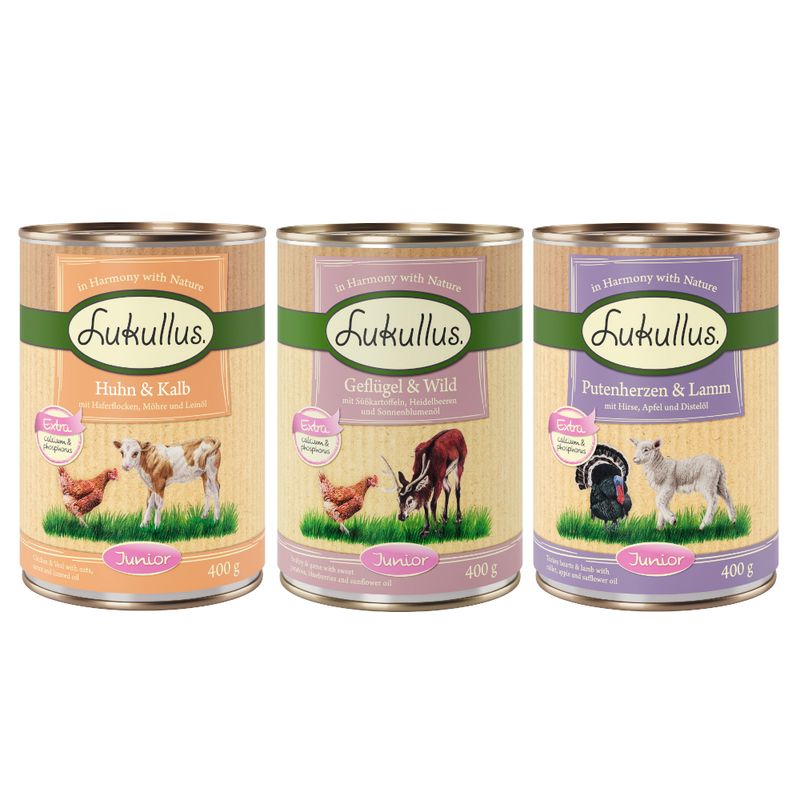 Lukullus Junior Saver Pack 24 x 400g || Lukullus || view 6