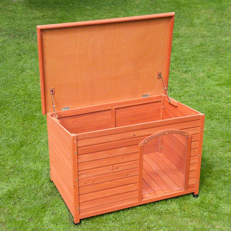 Woody Flat-Roofed Dog Kennel || zooplus Exclusive || view 6