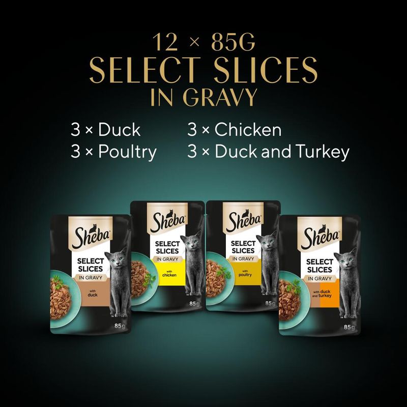 Sheba Pouches Select Slices 12 x 85g || Sheba || view 26