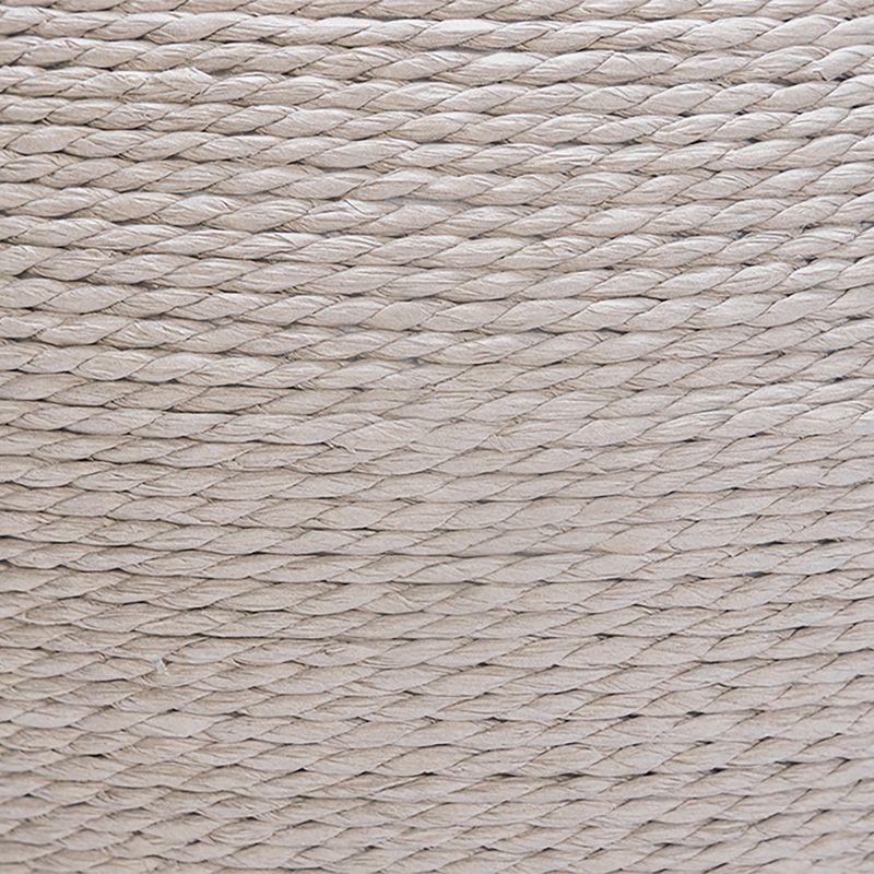 Close-up of light-coloured braided rope material. Suitable for cat tree repairs or craft projects.