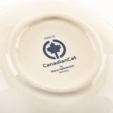 Made for CanadianCat by Wagner Geilenkirchen Germany. Logo with maple leaf and lettering on ceramic base.