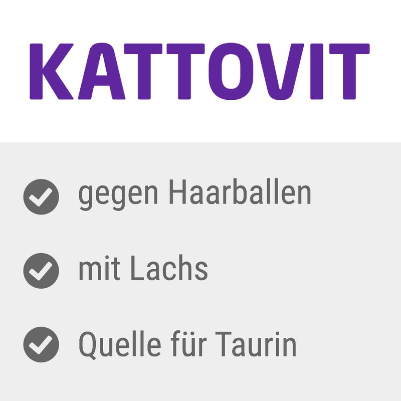 Kattovit Vital Care Anti Hairball with Salmon || Kattovit Vital Care || view 2