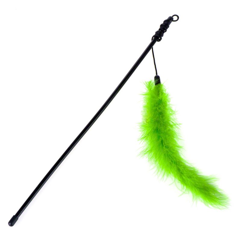 Feather Boa Cat Dangler Pole || undefined || view 3