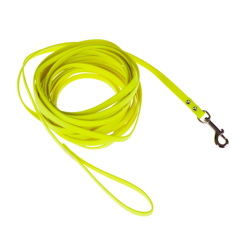 Heim Biothane® Long Dog Lead - Fluorescent Yellow || Heim || view 2