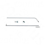 Metal rods and accessories for assembly, including clamps and screws. Suitable for installation or fastening.