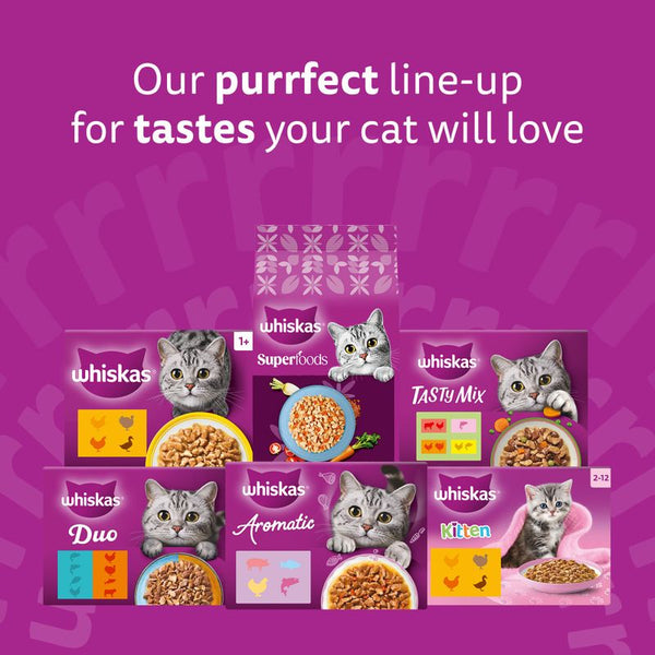 Whiskas 1+ Tasty Mix Catch of the Day in Gravy