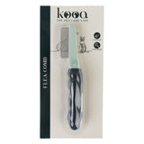 kooa The Pet Care Line flea comb, suitable for all coat types, for parasite detection.