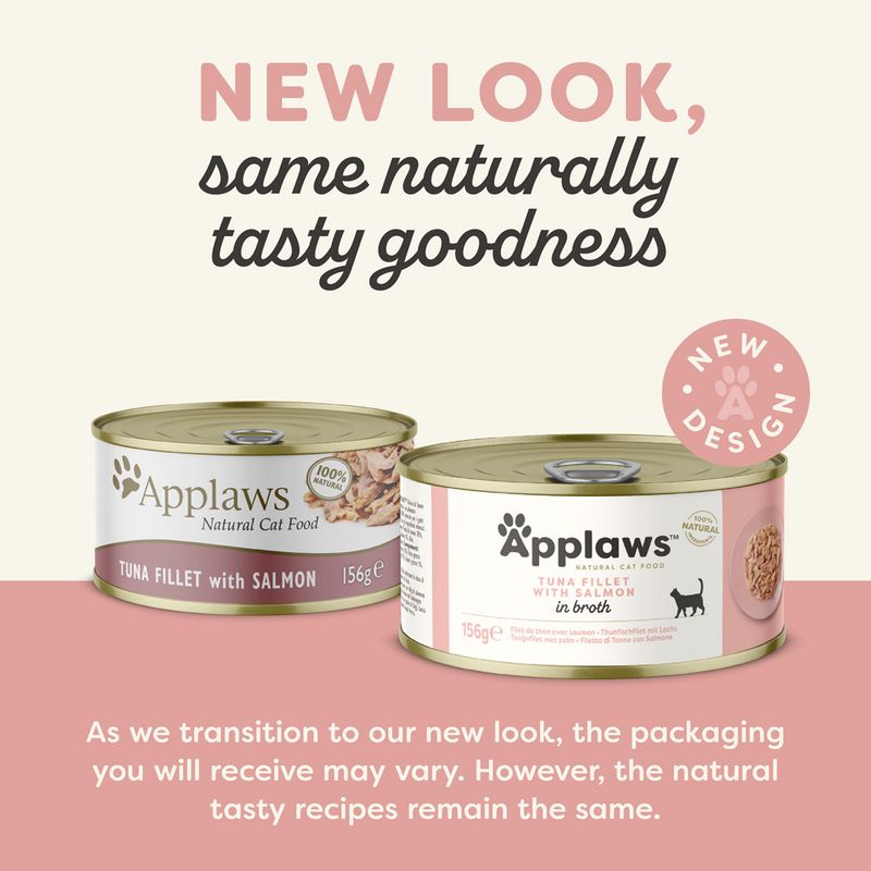 Applaws Adult Cat Cans Tuna/Fish in Broth 156g || undefined || view 22