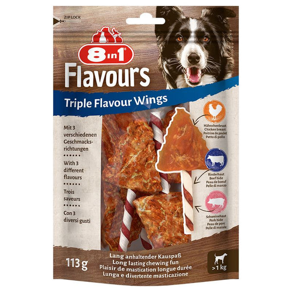 8in1 Triple Flavour Wings Chew Sticks || 8in1 || view 1