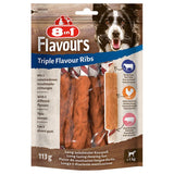 8in1 Triple Flavour Ribs Chew Sticks || 8in1 || view 1