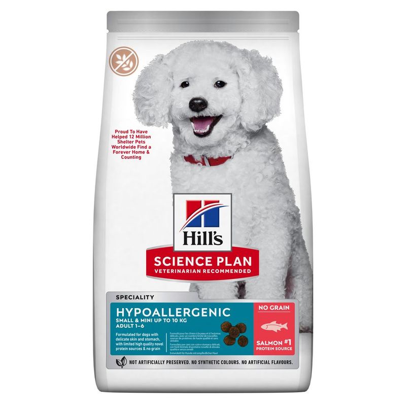 Hill's Science Plan Adult 1+ Hypoallergenic Small & Mini Salmon || Hill's Science Plan || view 1