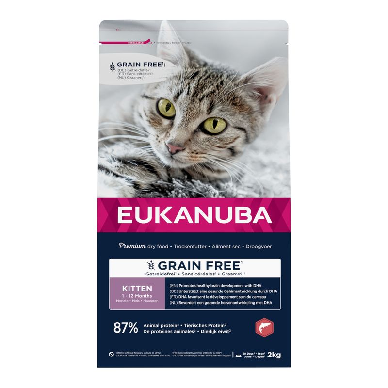 Eukanuba Kitten Grain-Free Rich in Salmon || undefined || view 2