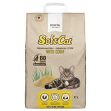 SoftCat Premium litter with corn, 17L. Odour control for up to 80 days. Lightweight, excellent odour binding, compostable. Made in Germany, 100% pure nature.