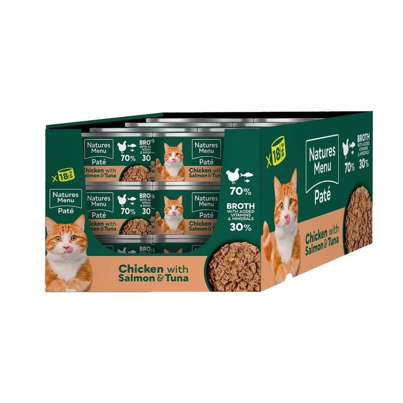 Natures Menu Pâté Cans Adult - Chicken with Salmon & Tuna