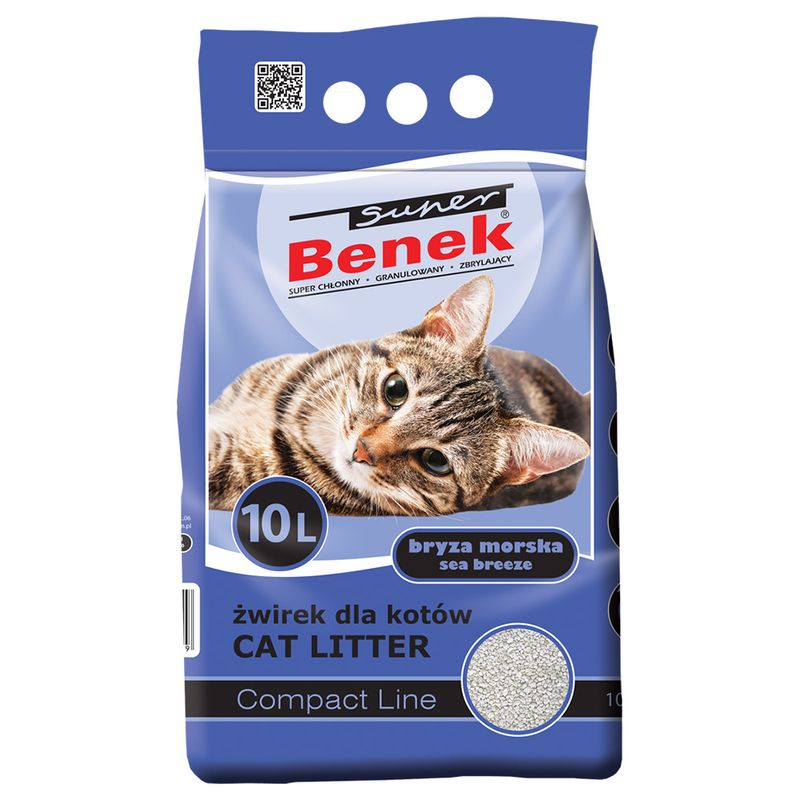 Super Benek Compact Sea Breeze Scented Cat Litter || undefined || view 1