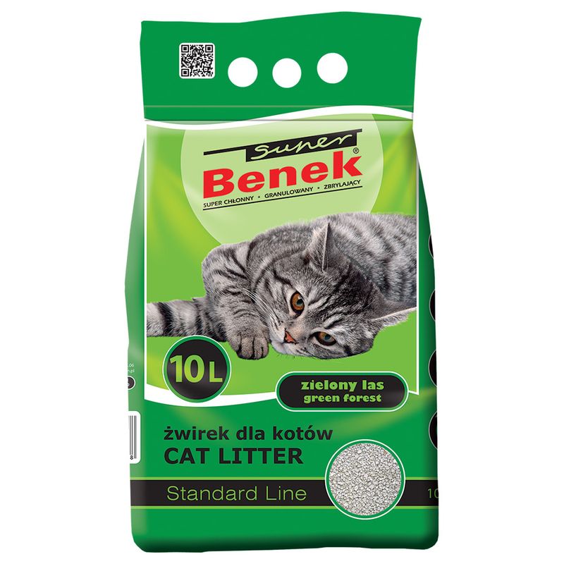 Super Benek Green Forest Cat Litter || undefined || view 1