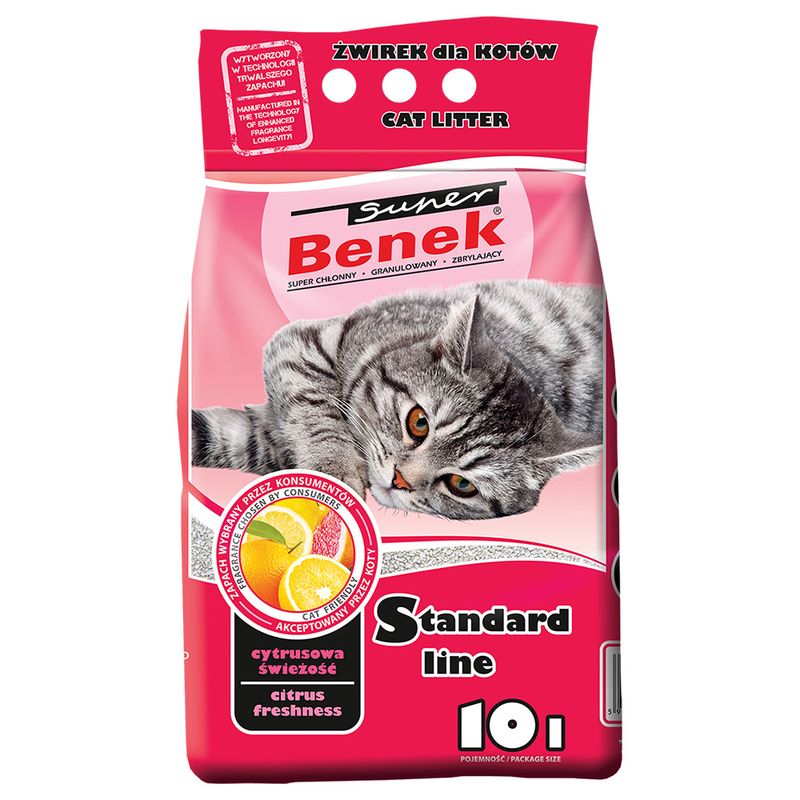 Super Benek Citrus Freshness Cat Litter || undefined || view 1
