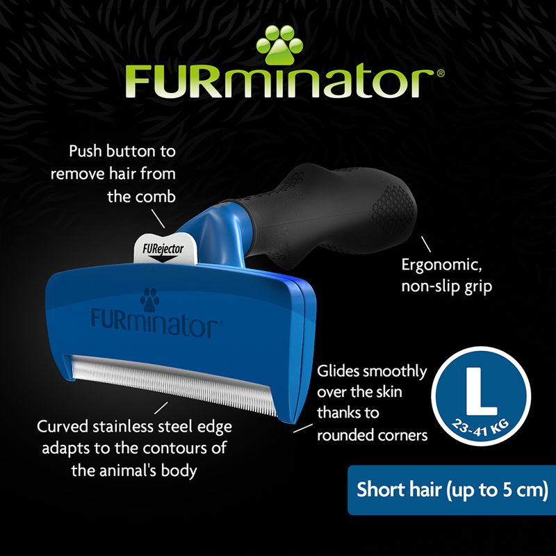 FURminator deShedding Tool Short Hair L || FURminator || view 4